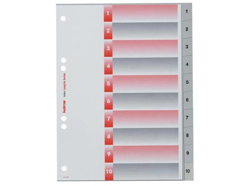 [90139397 830687] Kolma Register A5 LongLife  1-10, hoch