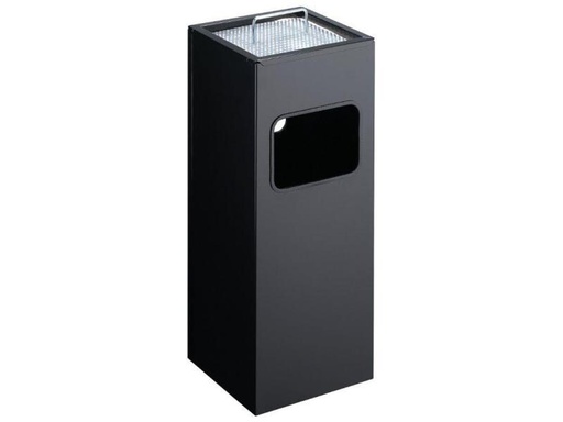 [90139529 1019895] DURABLE Abfalleimer mit Ascher 17 l, Schwarz