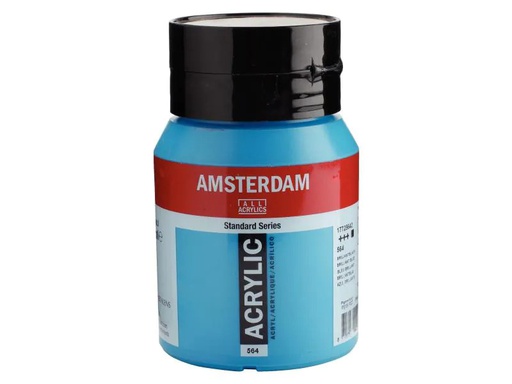[90139659 995968] Amsterdam Acrylfarbe Standard 564 Brillantblau deckend, 500 ml