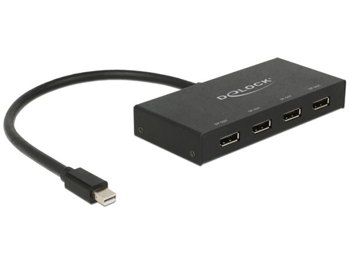 [90139807 571394] Delock 4-Port Signalsplitter &amp; Extender Mini-DP – DP