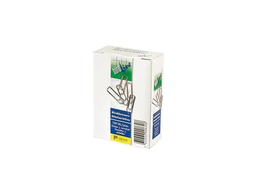 [90001375 1161628] Büroline Büroklammer Gr. 2, 24 mm 1 Pack à 100 Stück