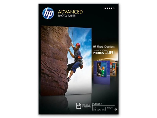 [90140064 47783] HP Fotopapier A4 250 g/m² 25 Stück