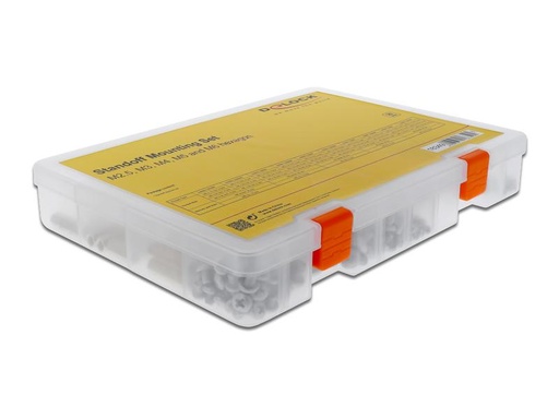 [90140095 1159075] Delock Abstandshalter M2.5, M3, M4, M5, M6 Sechskant, 362 Stück