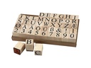 Creativ Company Stempelset Buchstaben/Zahlen 45-teilig