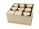 Creativ Company Papp-Schachtel 10-12 cm 28 Stück
