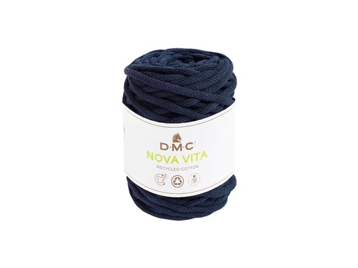 [90140420 1109440] DMC Wolle Nova Vita Makramee Cord 250 g Dunkelblau