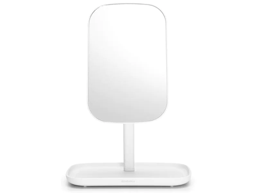 [90014026 1165698] Brabantia Kosmetikspiegel ReNew mit Ablageschale, Weiss