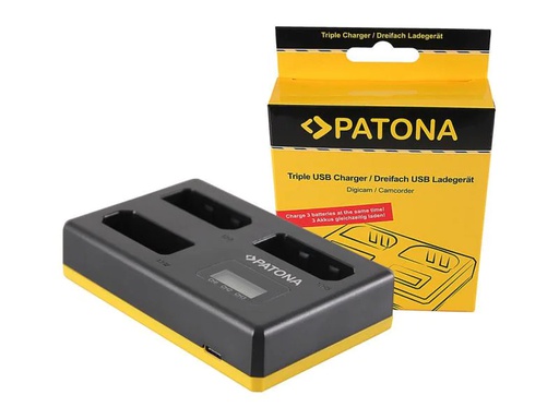 [90140531 810707] Patona Ladegerät Triple Nikon EN-EL14