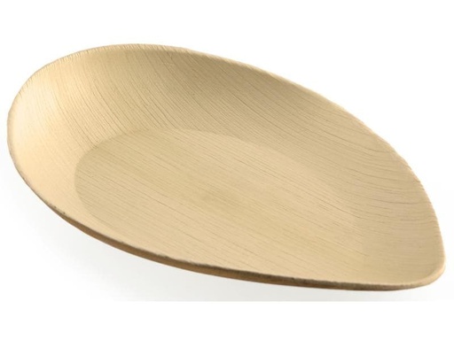 [90140598 1072826] Sier Teller Palm 16.5 cm x 26 cm, 20 Stück, Hellbraun