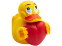 Lanco Badeente mit Herz, 9 cm