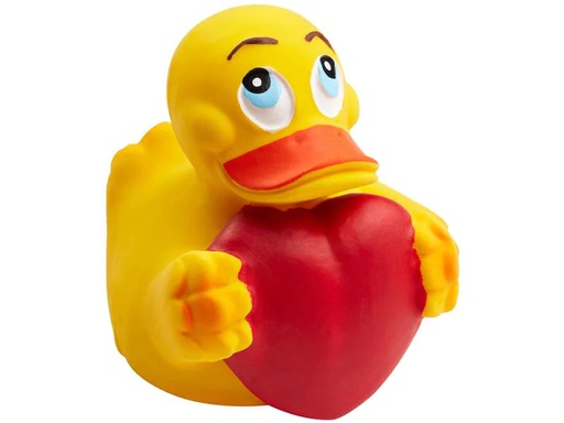 [90140716 1184603] Lanco Badeente mit Herz, 9 cm