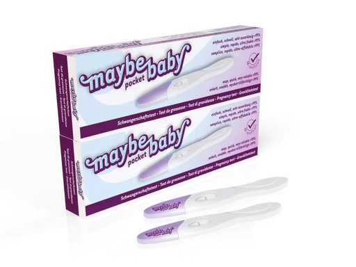 [90014052 749736] maybe-baby Schwangerschaftstest Pocket 2er Pack