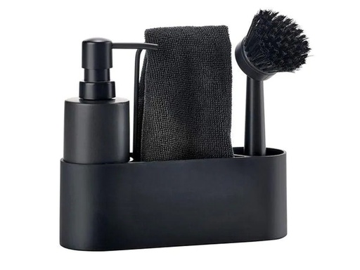 [90140796 818152] Zone Denmark Spültrogbutler 4er-Set, Schwarz