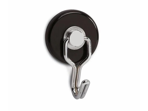 [90140898 609069] Maul Haftmagnet 2 x Ø 35 mm Karussellhaken Schwarz