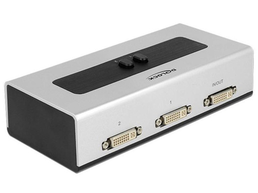 [90140900 340713] Delock Switchbox DVI 2 Port DVI-I (24+5)