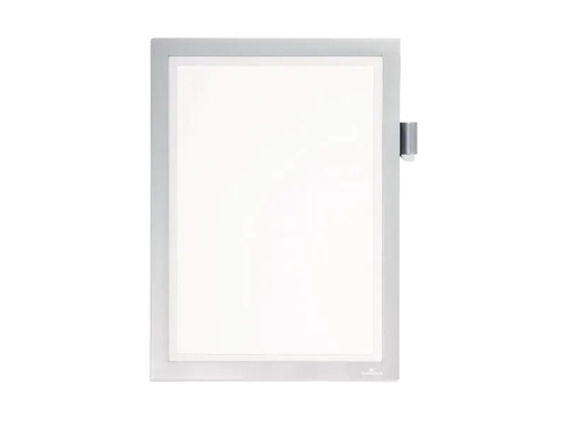 [90140910 888611] DURABLE Präsentationsrahmen Duraframe Note A4 Silber