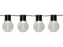 Star Trading Lichterkette SOLAR PARTAJ Schwarz/Transparent