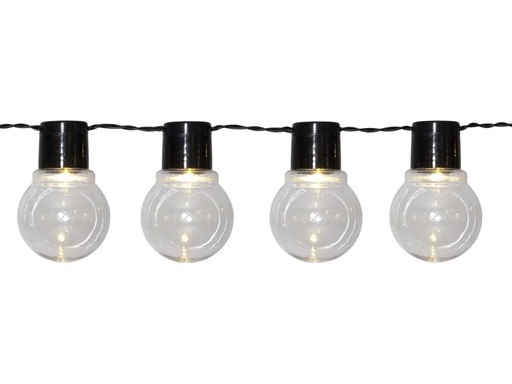 [90140920 1002882] Star Trading Lichterkette SOLAR PARTAJ Schwarz/Transparent