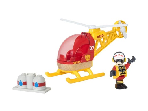 [90140965 420557] BRIO Feuerwehr Hubschrauber