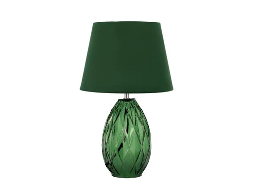 [90141002 1131673] Pauleen Tischleuchte Crystal Velvet 1x E14 Grün