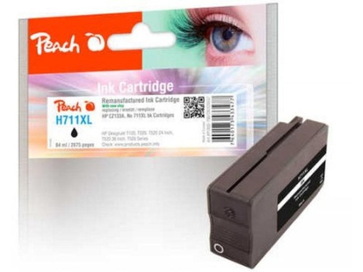 [90141080 838728] Peach Tinte HP Nr. 711XL (CZ133A) Black