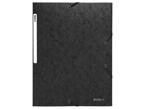 [90141110 1206524] Biella Gummibandmappe A4 Schwarz