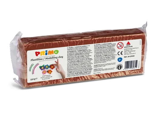 [90141132 1170288] Primo Knetmasse 550 g, Burnt Sienna