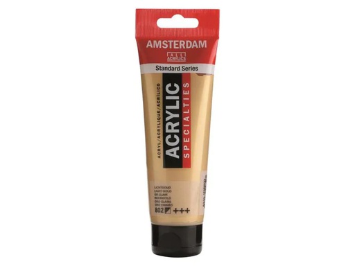 [90141293 995993] Amsterdam Acrylfarbe Standard 802 Reichgold Halbdeckend, 120 ml