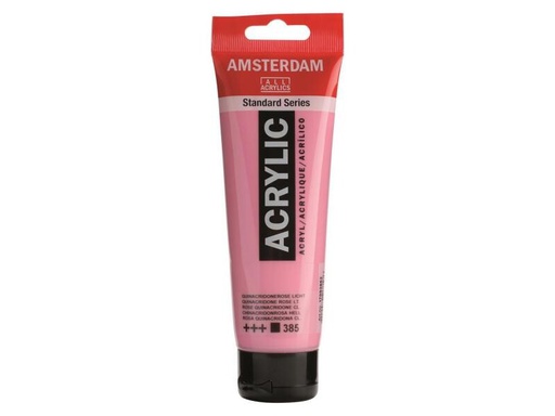[90141386 995912] Amsterdam Acrylfarbe Standard 385 Chinacridonrosa deckend, 120 ml