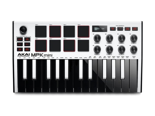 [90141411 1156664] Akai Keyboard Controller MPK Mini MK3 White