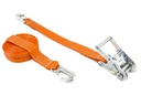 Zurrfix Zurrgurt 0.50 + 3.50 m mit Karabiner, 2000 daN