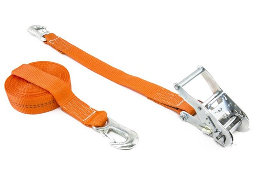 [90141447 896678] Zurrfix Zurrgurt 0.50 + 3.50 m mit Karabiner, 2000 daN