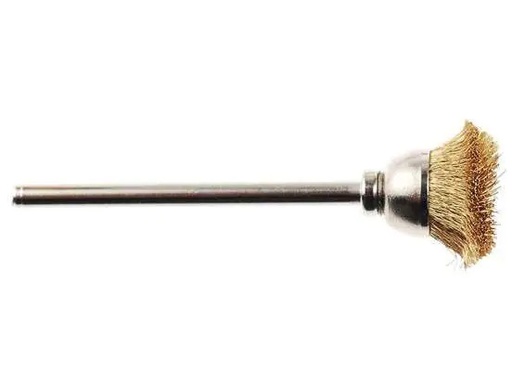 [90141546 301419] Proxxon Polierbürste 13 mm Messing, Topf, 2 Teile