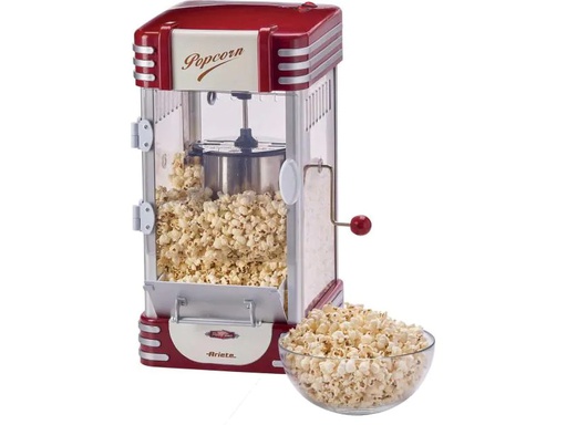 [90141565 655153] Ariete Popcorn Maschine Vintage XL Rot/Weiss