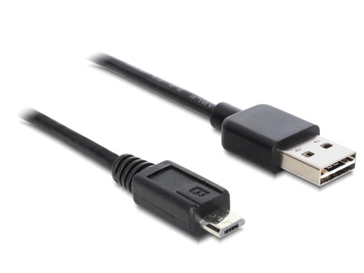 [90141635 623062] Delock USB 2.0-Kabel EASY-USB USB A - Micro-USB B 0.5 m
