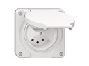 Feller NUP-Steckdosen NEVO 2x T13, weiss