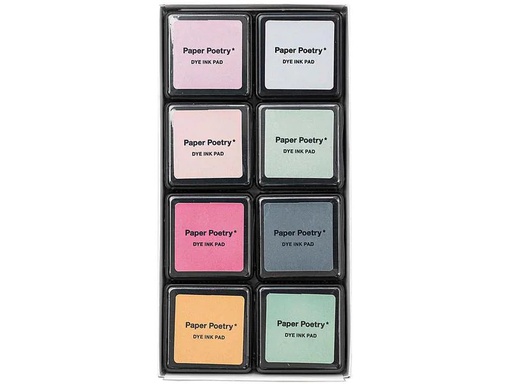 [90141750 1167120] Rico Design Stempelkissen Smoky Mix Mehrfarbig, 8 Stück