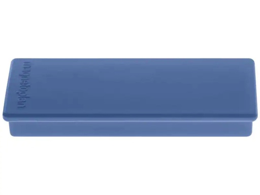 [90142014 1072966] Magnetoplan Haftmagnet Rechteck Dunkelblau, 10 Stück