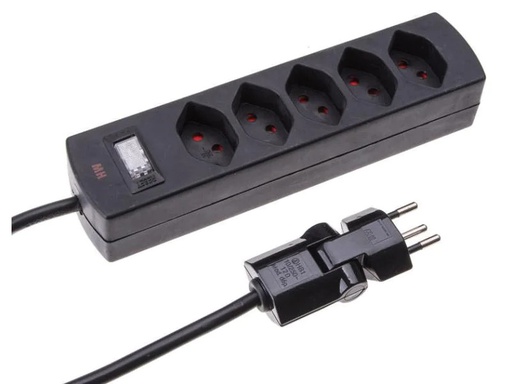[90142228 344941] Max Hauri Steckdosenleiste Safety-Line 5x T13