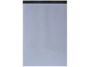 Office Notizblock A5 100 Blatt, Kariert, 4 Stück