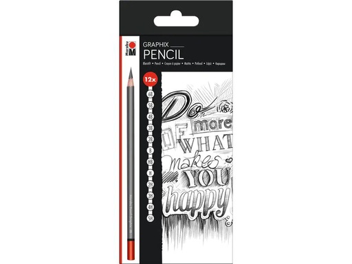 [90014216 1137164] Marabu Bleistift Graphix Set 12 Stück