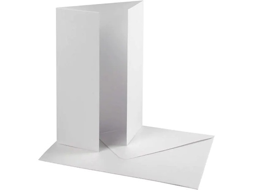 [90014218 905798] Creativ Company Blankokarte 10.5 x 15 cm Crème, 10er Set