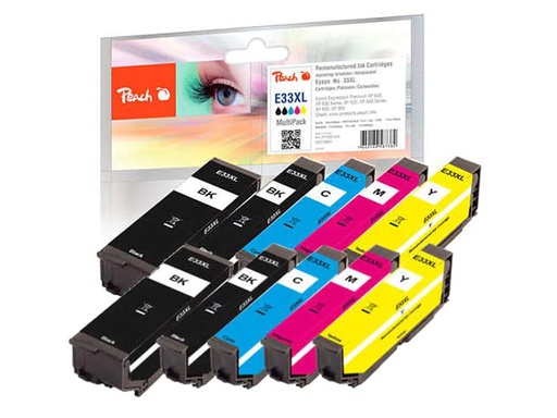 [90142407 1096870] Peach Tinte Epson No. 33XL 2x BK, PBK, C, M, Y