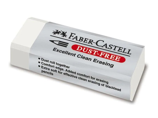 [90142461 924282] Faber-Castell Radiergummi DUST-FREE Weiss