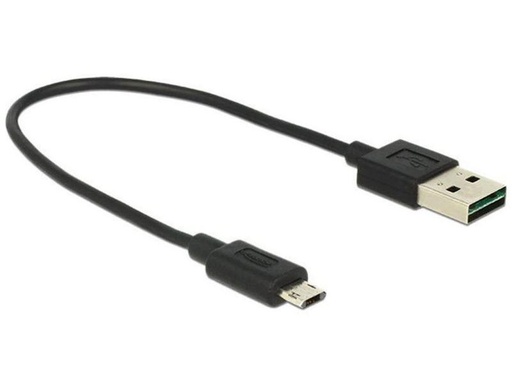 [90142519 430829] Delock USB 2.0-Kabel EASY-USB USB A - Micro-USB B 0.2 m