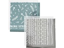 Creativ Company Folie Transferblatt 15 x 15 cm, 2 Stück, Grau/Petrol