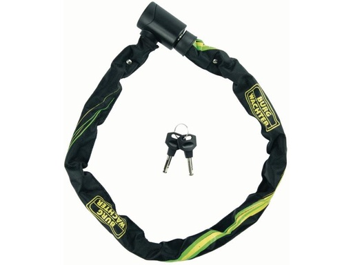 [90142806 680714] Burgwächter Veloschloss Zylinder-Kettenschloss black 90 cm