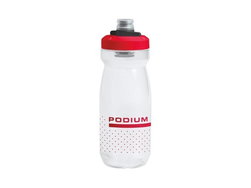 [90142911 867808] CamelBak Bidon Podium Bottle, 0.62 l, Rot/Transparent