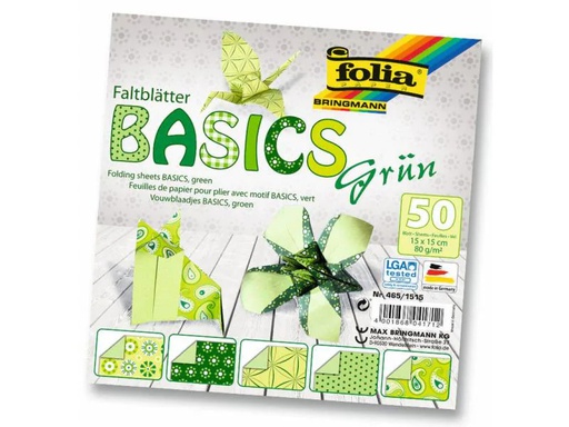 [90142952 599675] Folia Faltblätter Basics  Grün