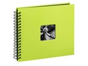 Hama Fotoalbum Fine Art 36 x 32 cm Hellgrün, 50 schwarze Seiten